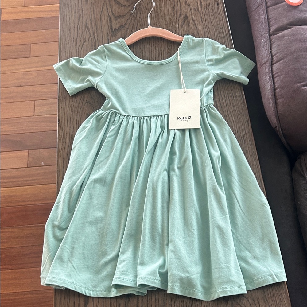 Kyte BABY Short Sleeve Toddler Twirl Dress - 3T